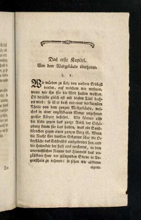 15-40, Das erste Kapitel