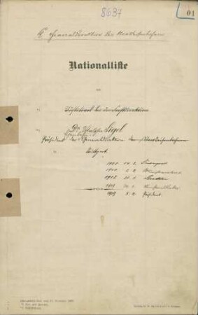 Sigel, Walter