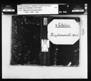 Kriegsstammrolle des 3. Reiterregiments 1859 - 1871: 4. Schwadron