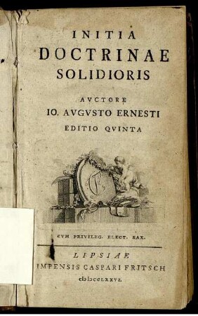 Initia Doctrinae Solidioris