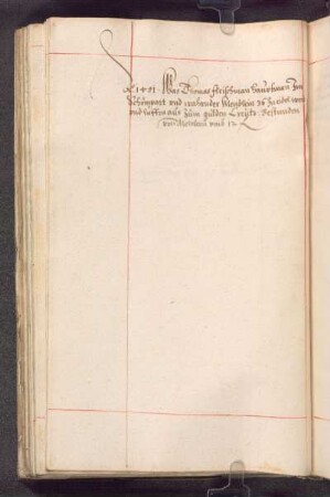 Anno 1491 …