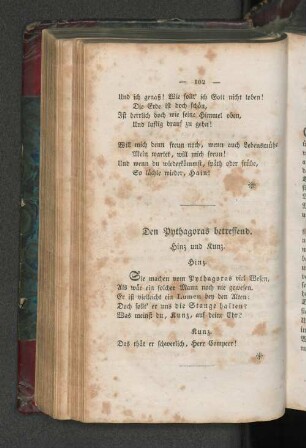 Den Pythagoras betreffend.
