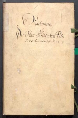 IX A 1 - Alte Stadtrechnungen (1703 - 1704)