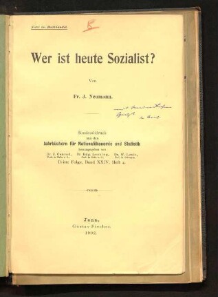 Wer ist heute Sozialist?