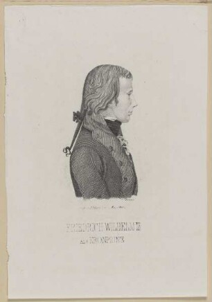 Bildnis des Königs Friedrich Wilhelm III. von Preussen