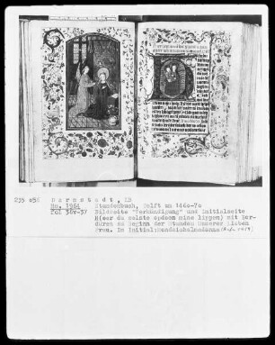 Tagzeiten und Gebete — Verkündigung, Folio 36verso