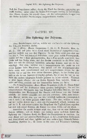 Capitel XIV: Die Opferung der Polyxena