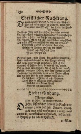 Lieder-Anhang.