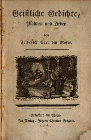 Geistliche Gedichte, Psalmen und Lieder