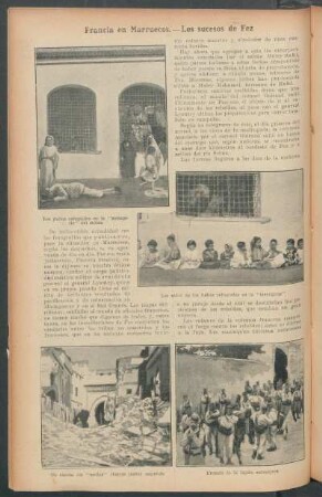 Francia en Marruecos.- Los sucesos de Fez