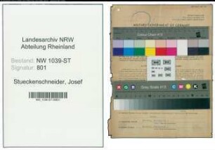 Entnazifizierung Josef Stueckenschneider , geb. 06.04.1894 (Friseurmeister)