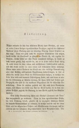 Wilhelm von Humboldt's Aesthetische Versuche über Goethes Hermann und Dorothea