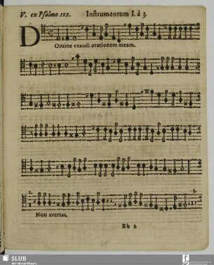 V. Domine exaudi orationem meam