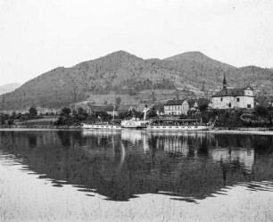 Aussig und Umgebung : Personen-Seitenraddampfer "Lössnitz" (1873, Werft Blasewitz)