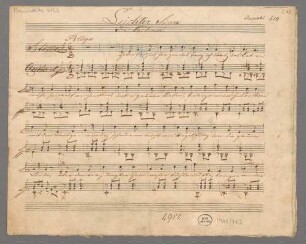Songs, V, guit, Arr - BSB Mus.Schott.Ha 4755 : [heading p. 1:] Leichter Sinn // von // Fr: Lachner.