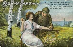 Ach, wie ist's möglich dann -