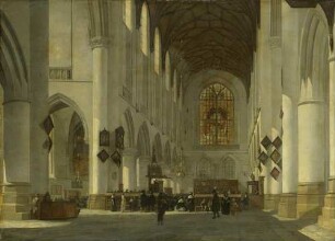 Innenansicht der St. Bavokerk zu Haarlem