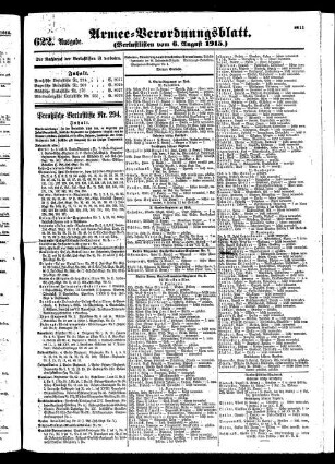 622. Ausgabe. Freitag, 6. August 1915