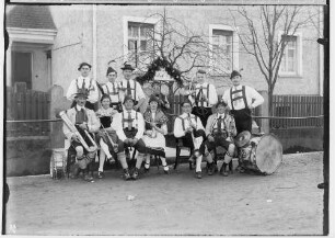 Fasnacht Krauchenwies 1928; Musikkapelle