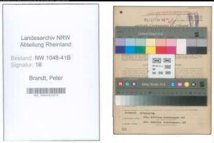Entnazifizierung Peter Brandt , geb. 15.01.1912 (Feuerwehrmann)