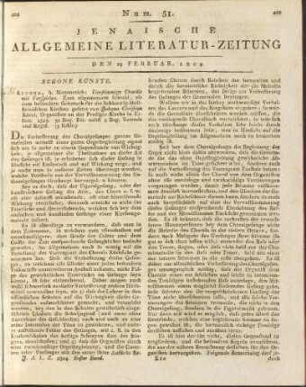 Num. 51. Den 29. Februar 1804
