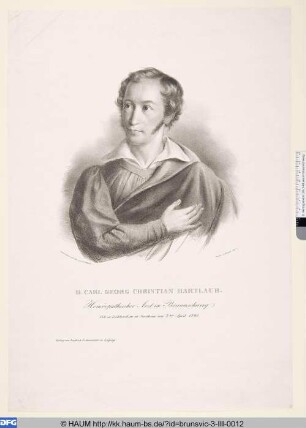 Dr. Karl Georg Christian Hartlaub, Homöopathischer Arzt in Braunschweig