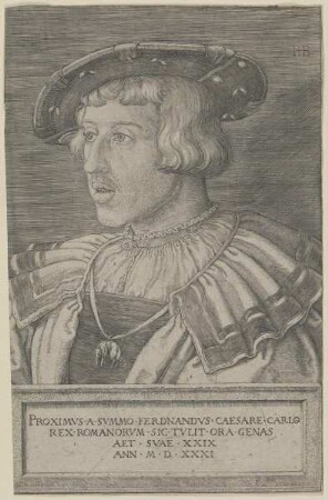 Bildnis des Ferdnandvs Caesare Carlo Rex Romanorvm