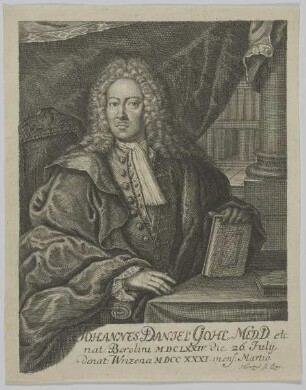 Bildnis des Johannes Daniel Gohl