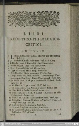 Libri Exegetico-Philologico Critici.