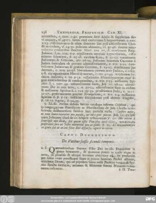 Caput Duodecimum. De Vatibus falsis secundi temporis.