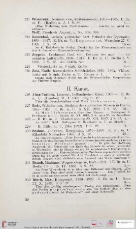 II. Kunst (Nr. 226 - 311)