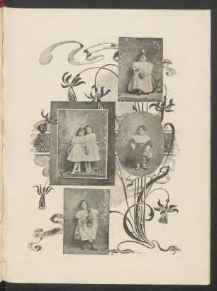 [Fotografías de los niños María Teresa, Luz, Hercilia, Conchita y Luisa de León]