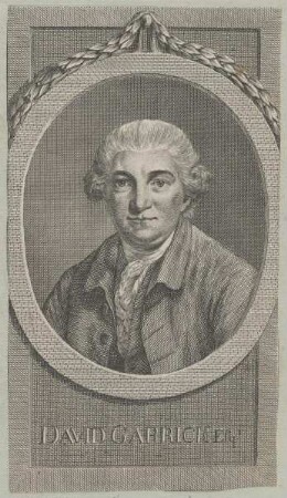 Bildnis des David Garrick