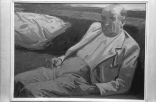 Freiburg: Ausstellung Stadthalle, Gemälde von Rudolf Riester, Franz Schneller