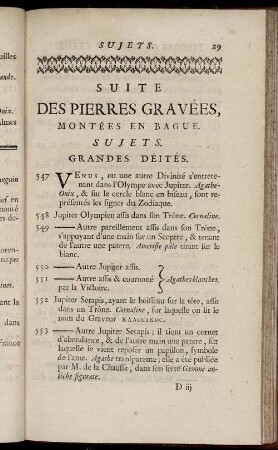 Suite Des Pierres Gravées, Montées En Bague. Sujets.