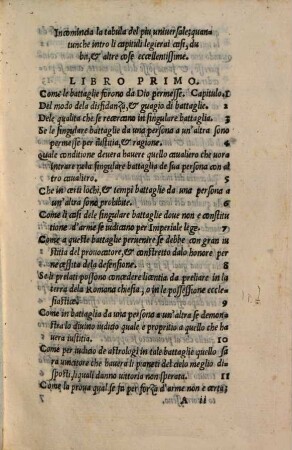 Duello, libro de re, imperatori, principi, signori, gentilhomini et tutti armigeri