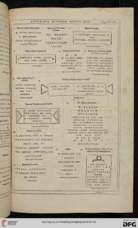 Appendix officiorvm domvs aug.