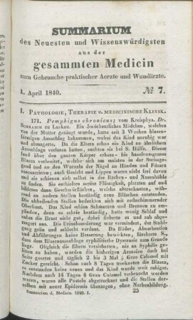 1. April 1840. No. 7.