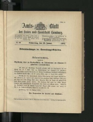 No. 10. 23. Januar. 1902.