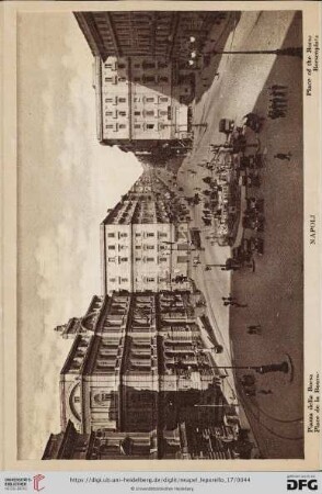 Napoli – Piazza della Borsa – Place de la Bourse – Place of the Borsa – Borsenplatz