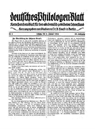 Zur Überfüllung der höheren Berufe