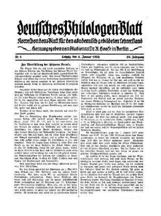 Zur Überfüllung der höheren Berufe