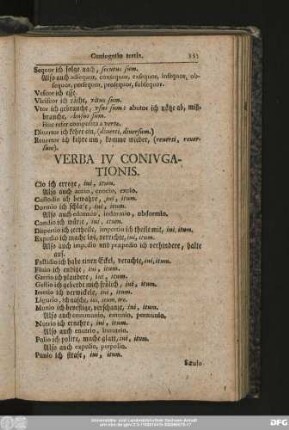 Verba IV Coniugationis.