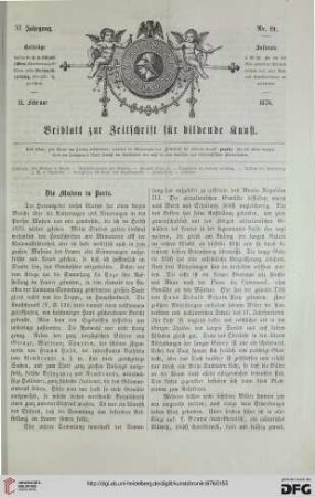 Heft 19 (18. Februar 1876)