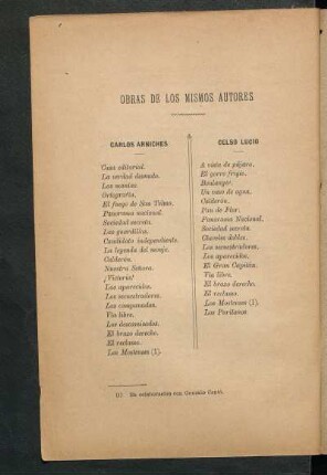 Obras de los mismos autores