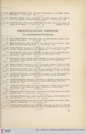 Orientalische Teppiche (Nr. 902-1016)