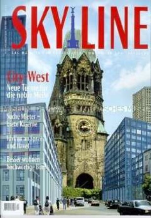 "Skyline", Magazin für Architektur, Immobilien und Städtebau (Zeitungskiosk 1998)