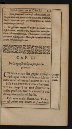 Cap. LI. De Congressu obliquo per stratagemata.