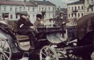 Rzeszow, Kutsche auf dem Marktplatz