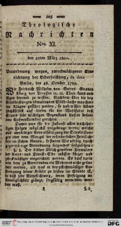 Nro.XI - Nro.XX (den 29ten März - den 21ten Junius)